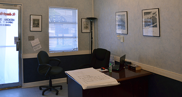 reception desk