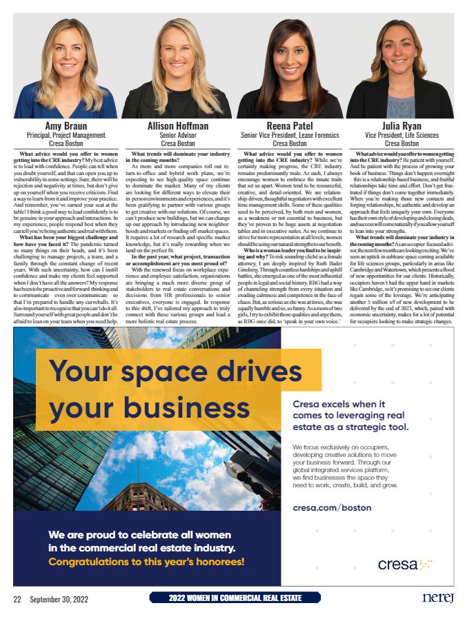 women in cre article