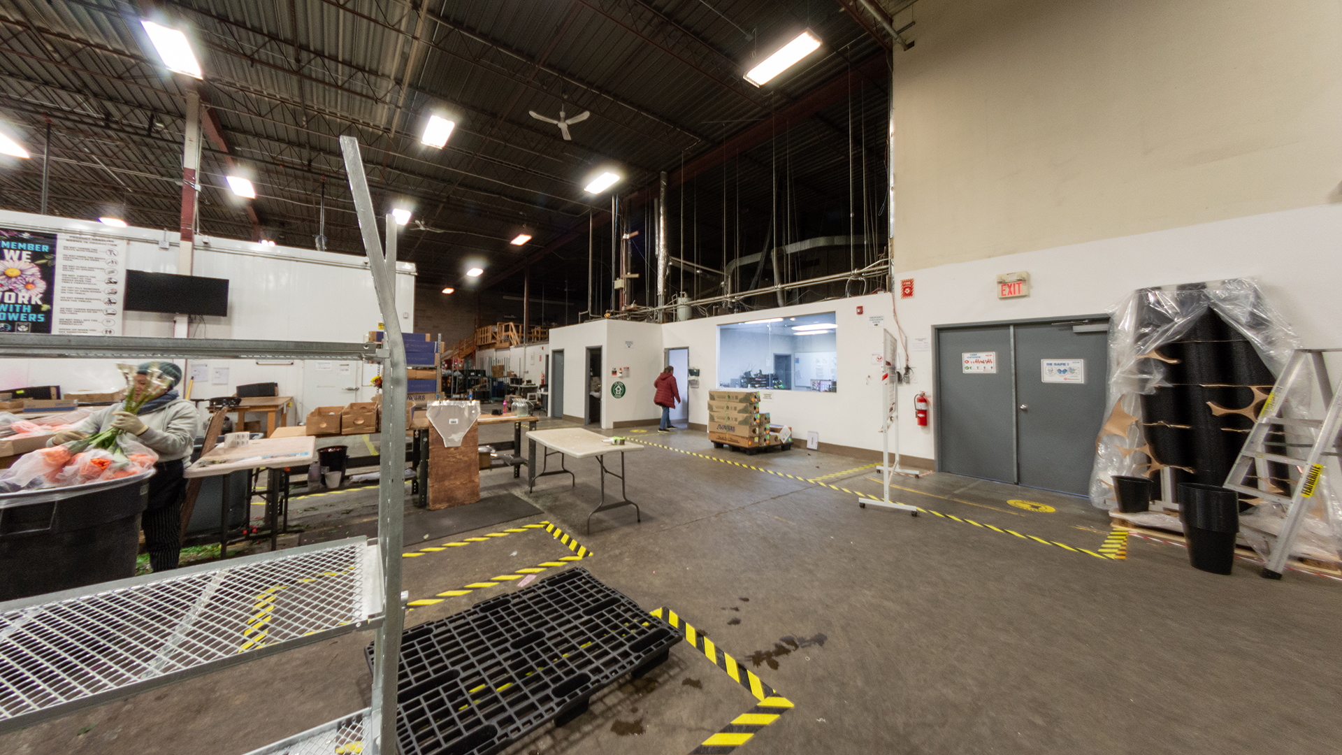 Back of warehouse