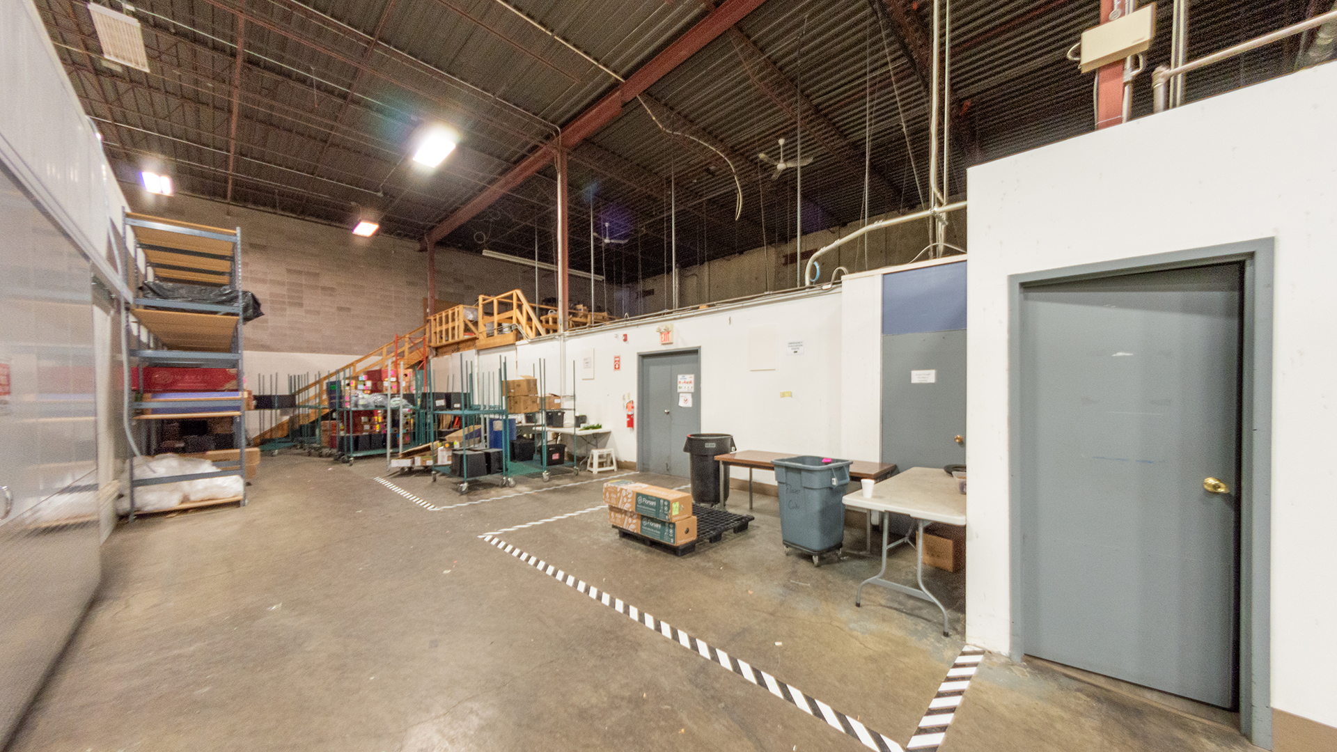 Back of warehouse