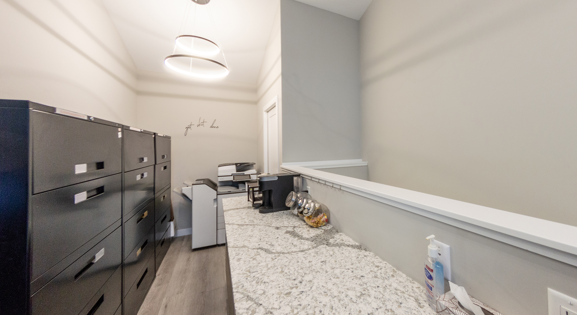 Copy and filing area upper floor