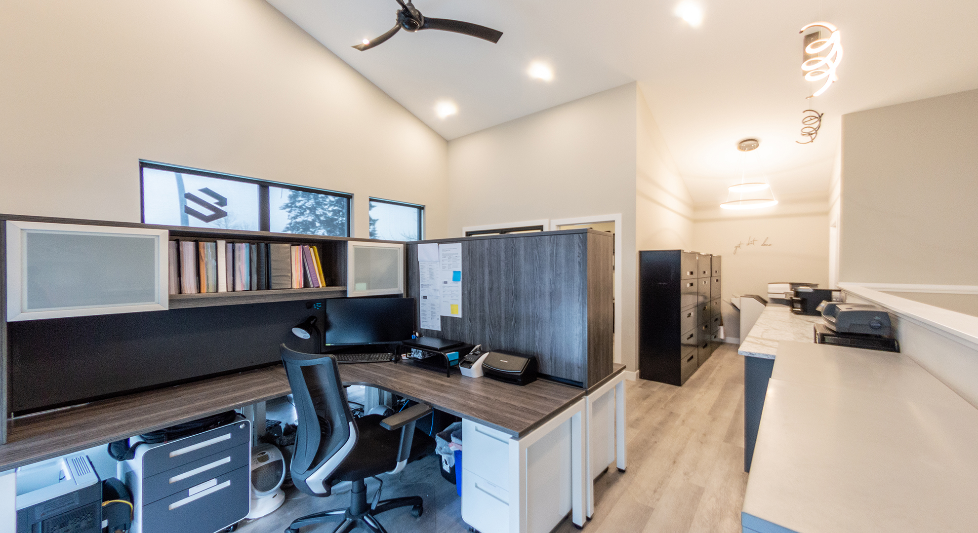 Open area upper floor