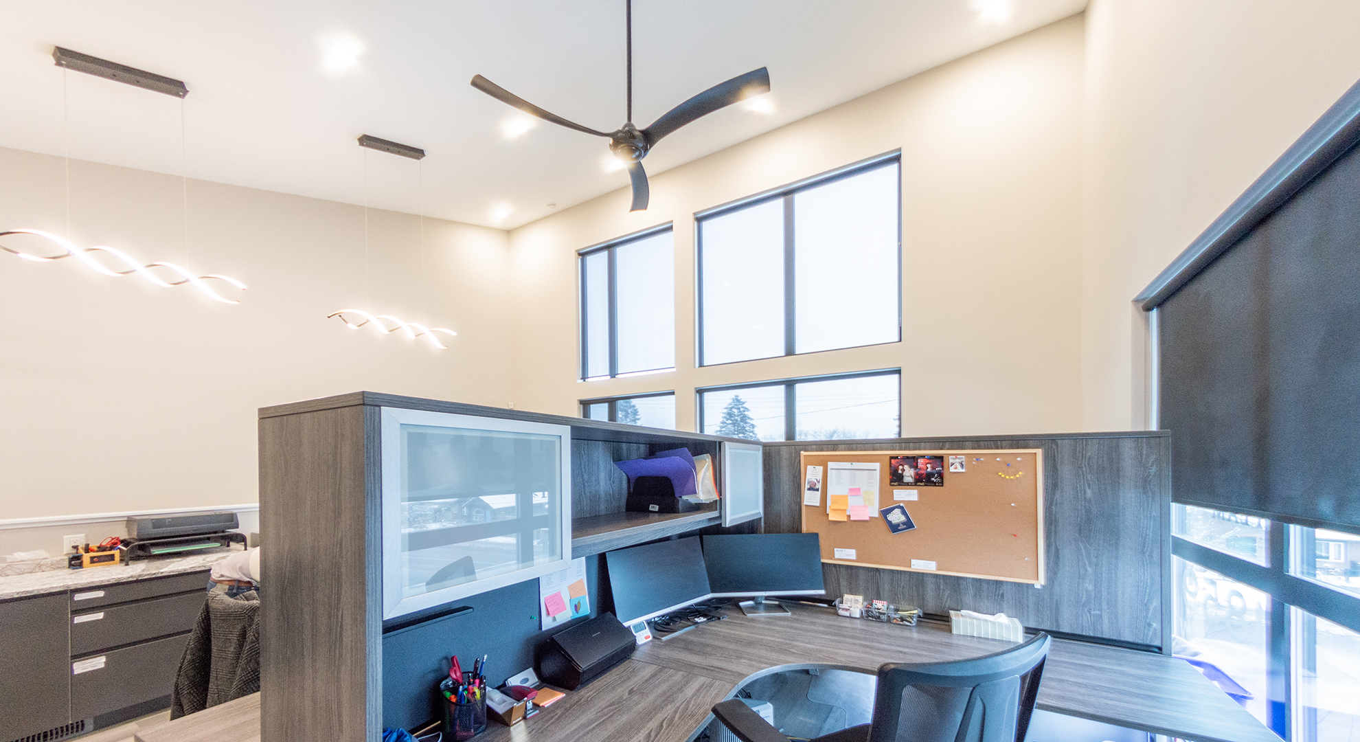 Open area upper floor