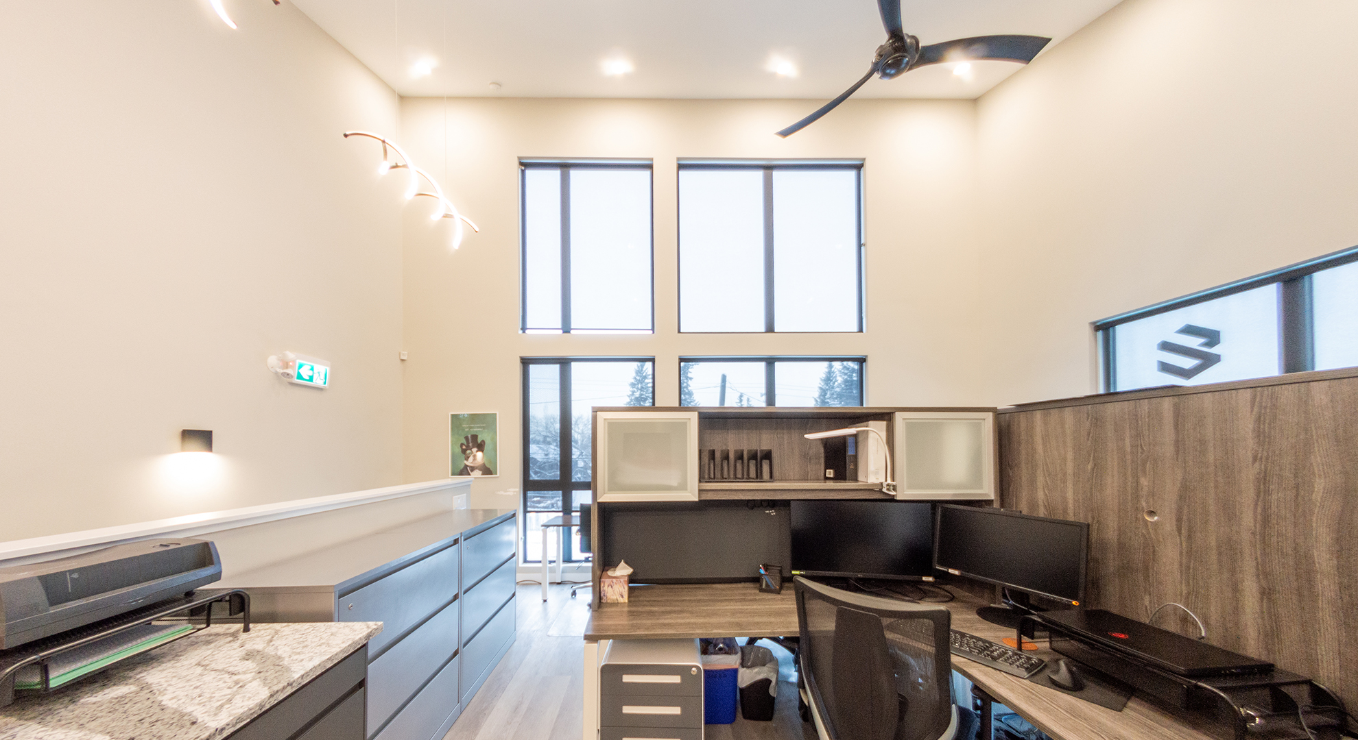 Open area upper floor