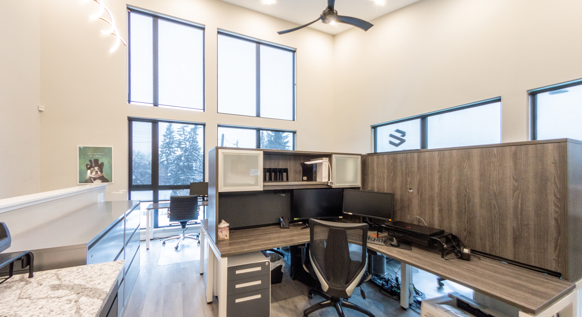 Open area upper floor