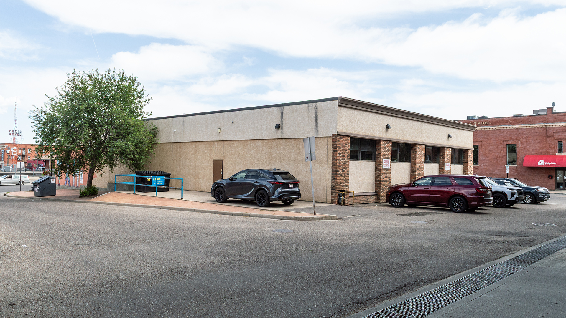 Building Photo and Parking Lot