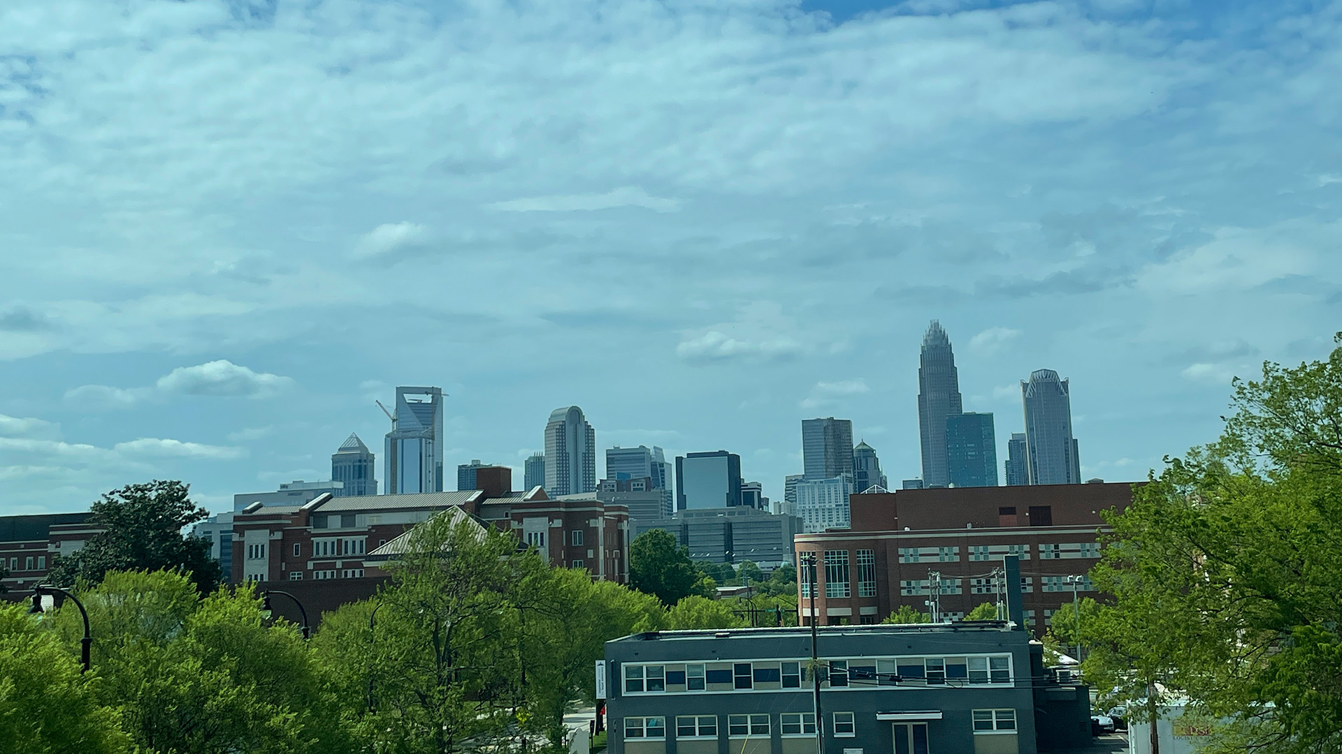 Image of the Uptown Charlotte City View from the suite