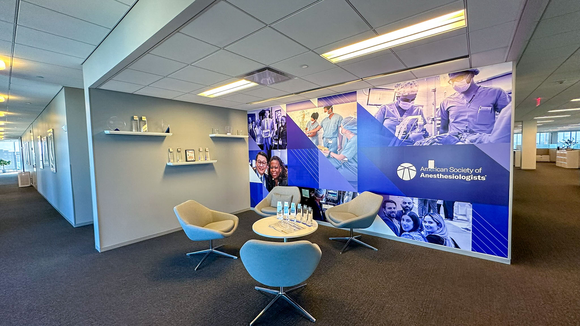Interior seating area