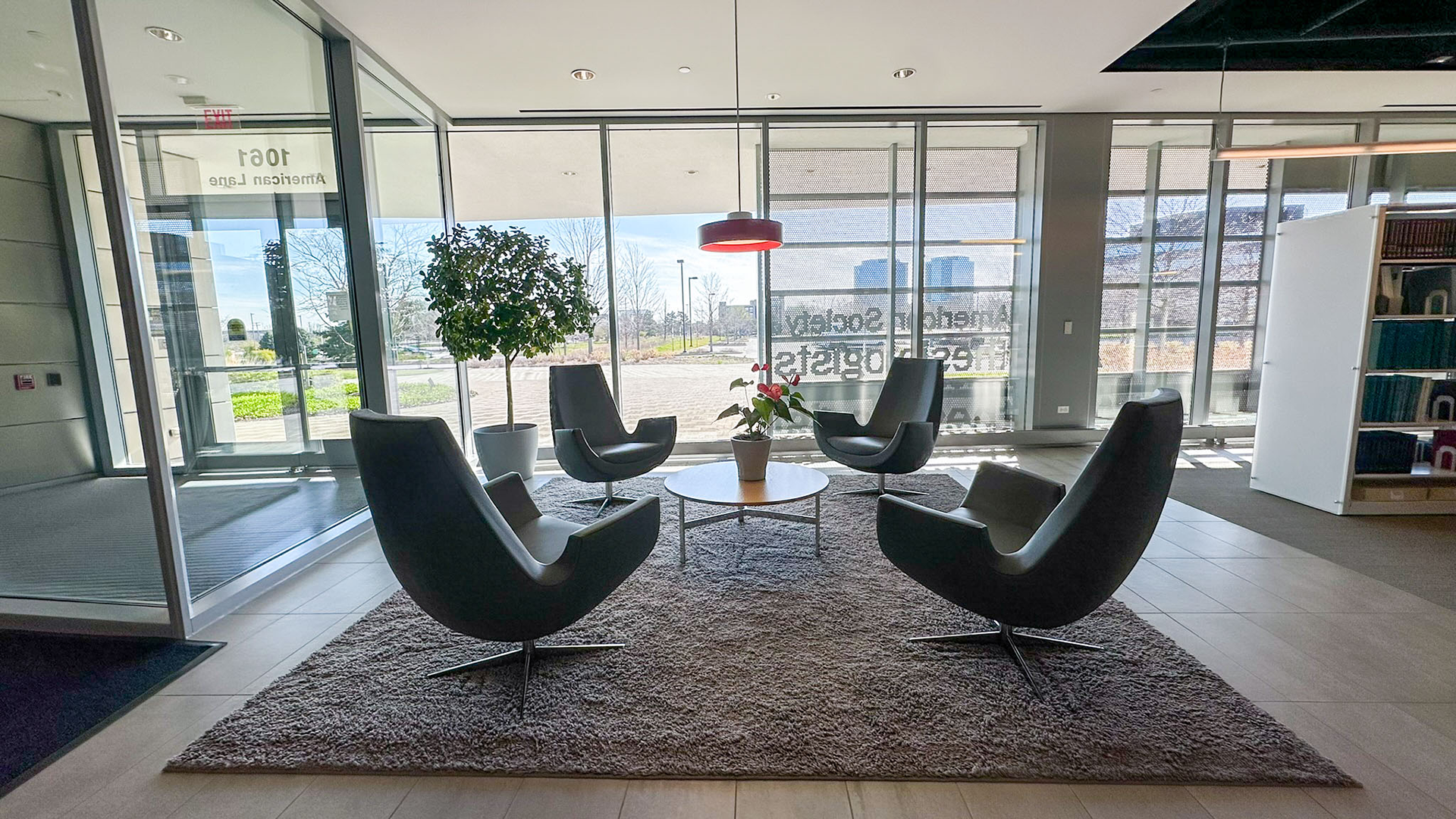 Interior seating area