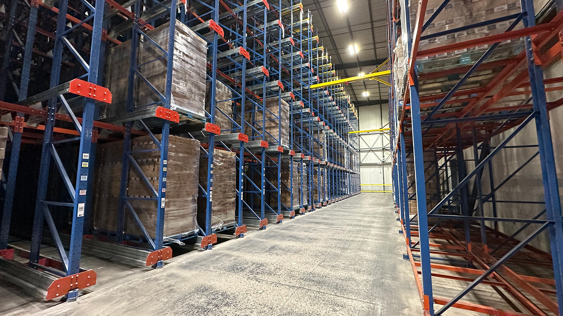 Interior shot of food production area
