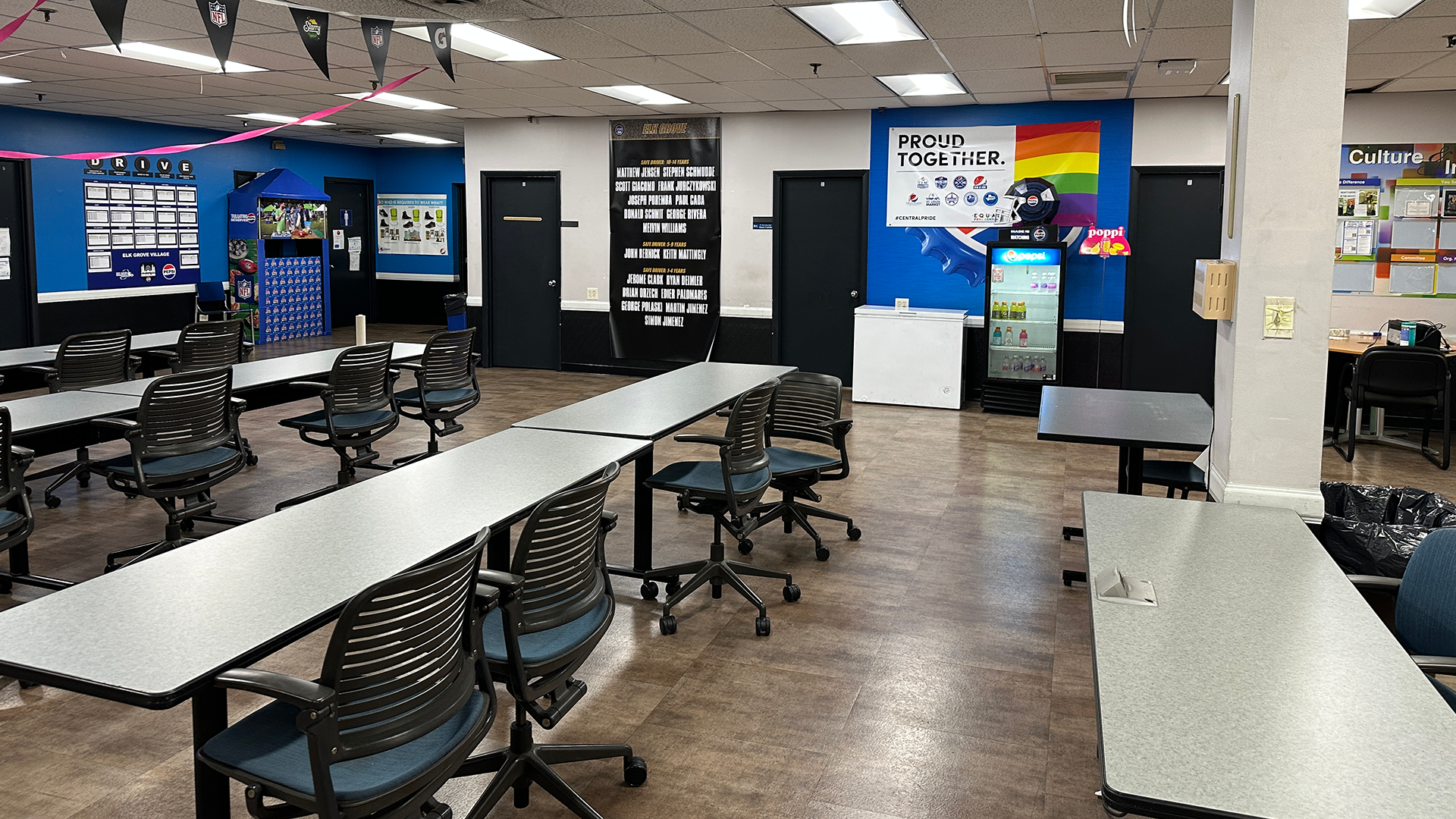 photo of break room at 1500 touhy