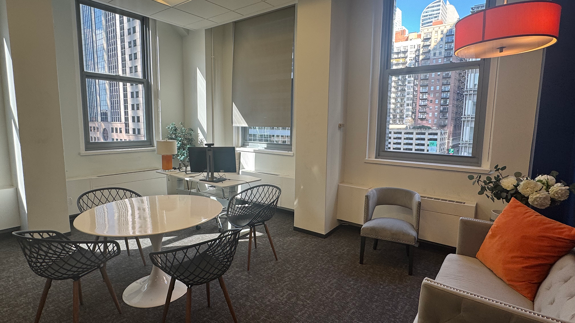 Common area in office building at 20 N Wacker