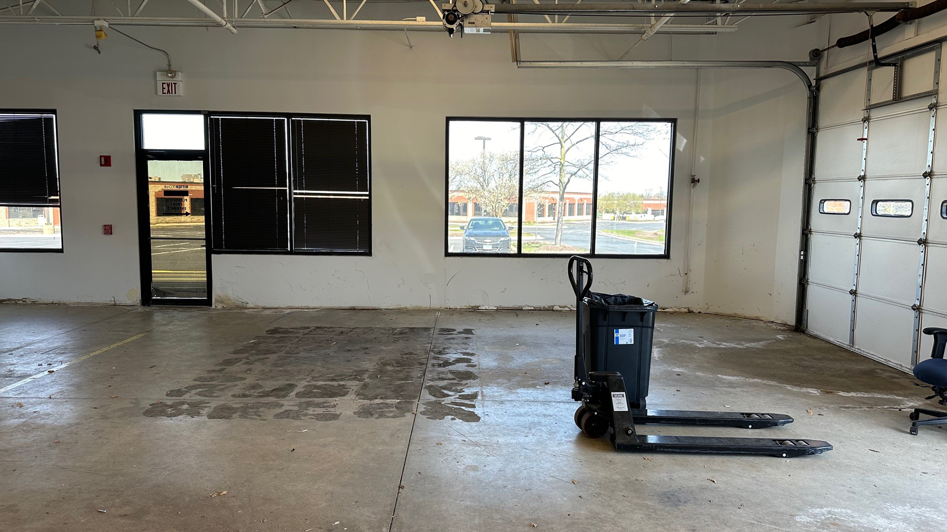 Shot of internal warehouse space
