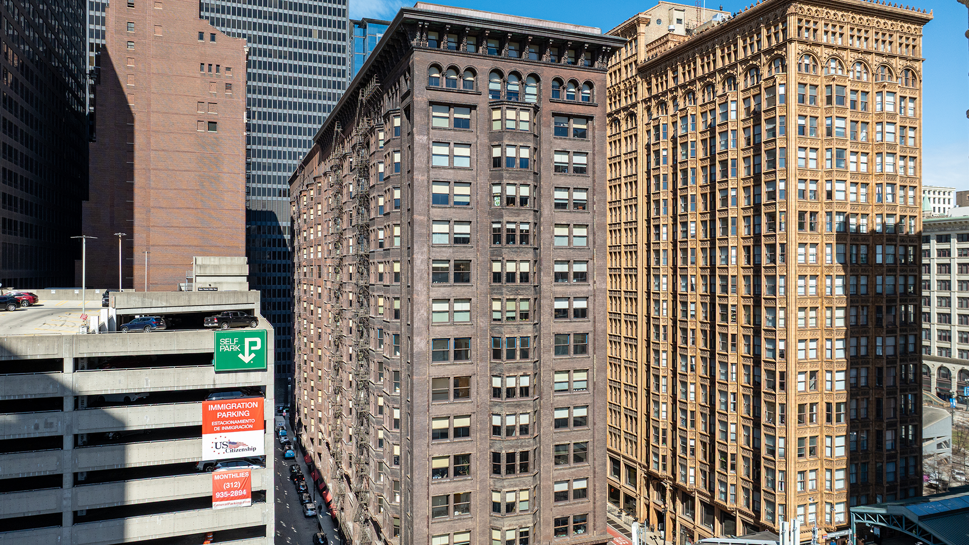 Outside photo of 53 W Jackson Building