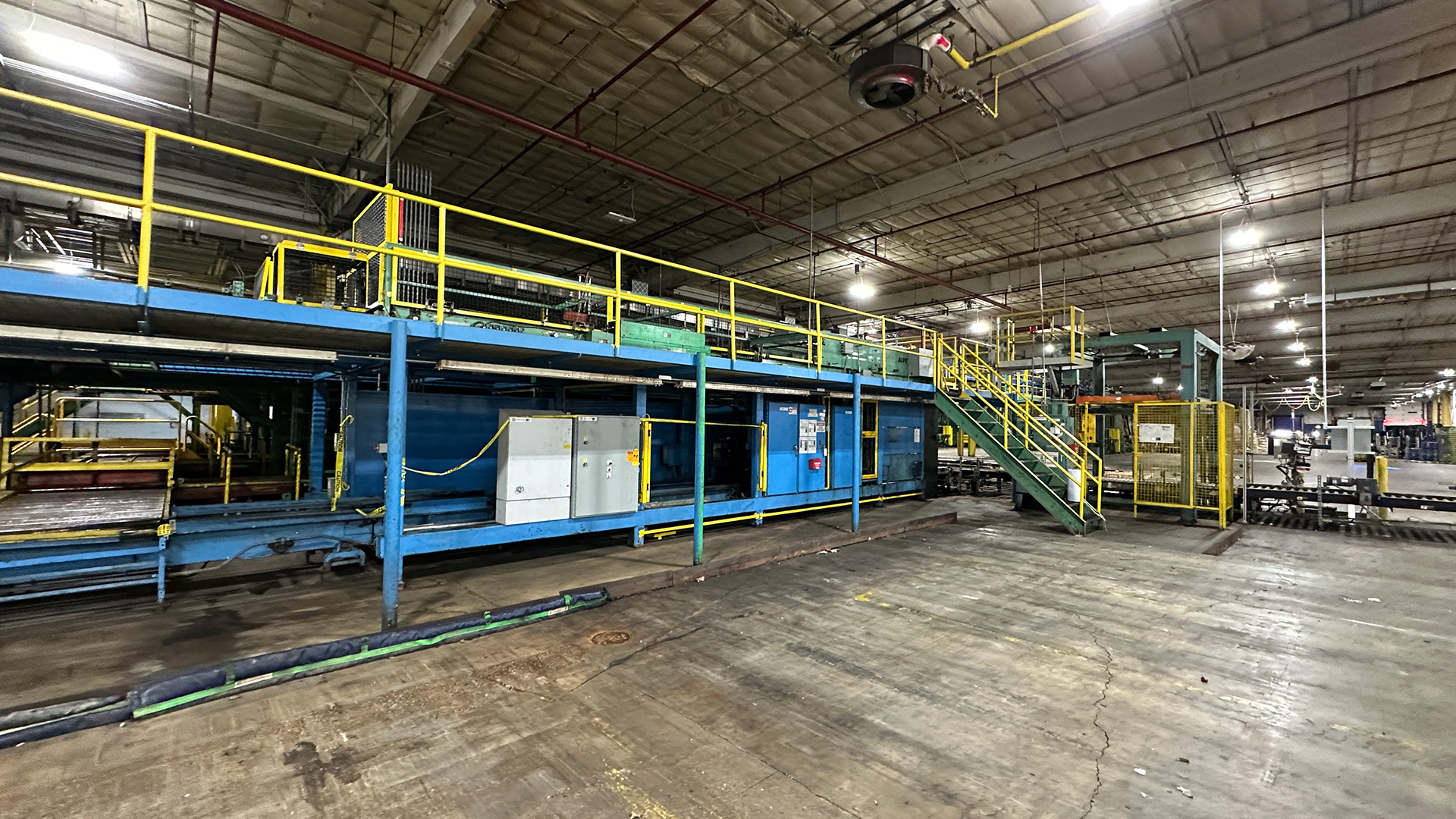 Warehouse and storage area inside of industrial property 650 W 51st Street