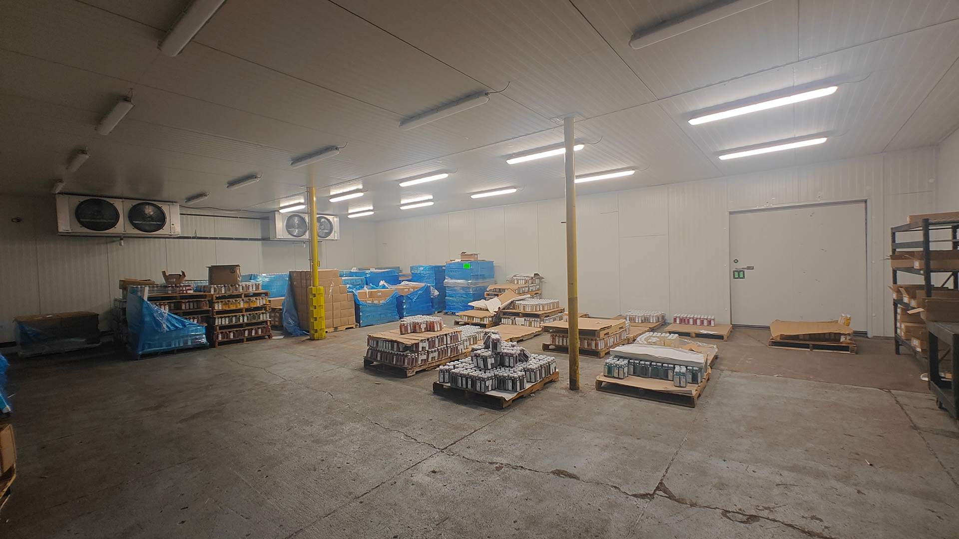 Storage space inside Operating Food Facility