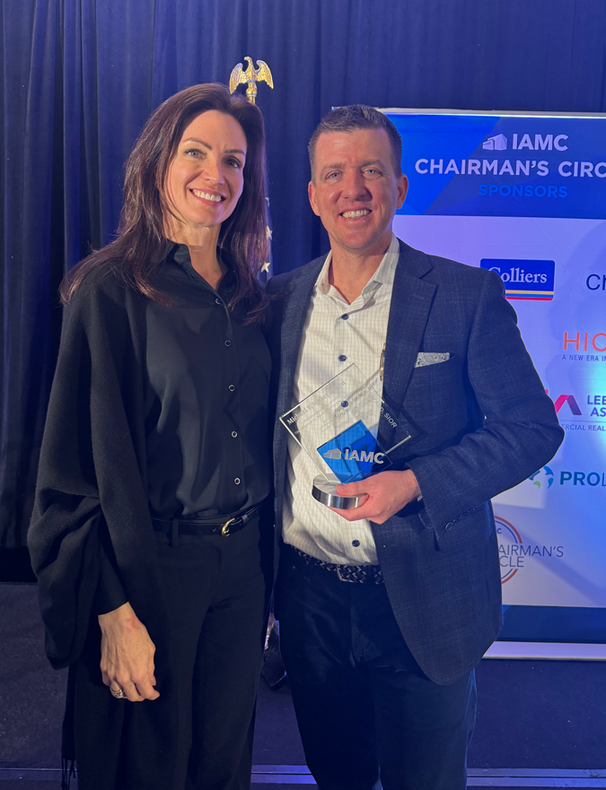 Jim Hazard Honored with IAMC Michael P. Hickey Award Cresa