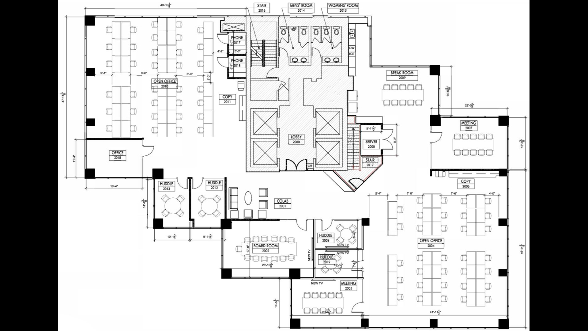 1600 Stout Street Floor Plan