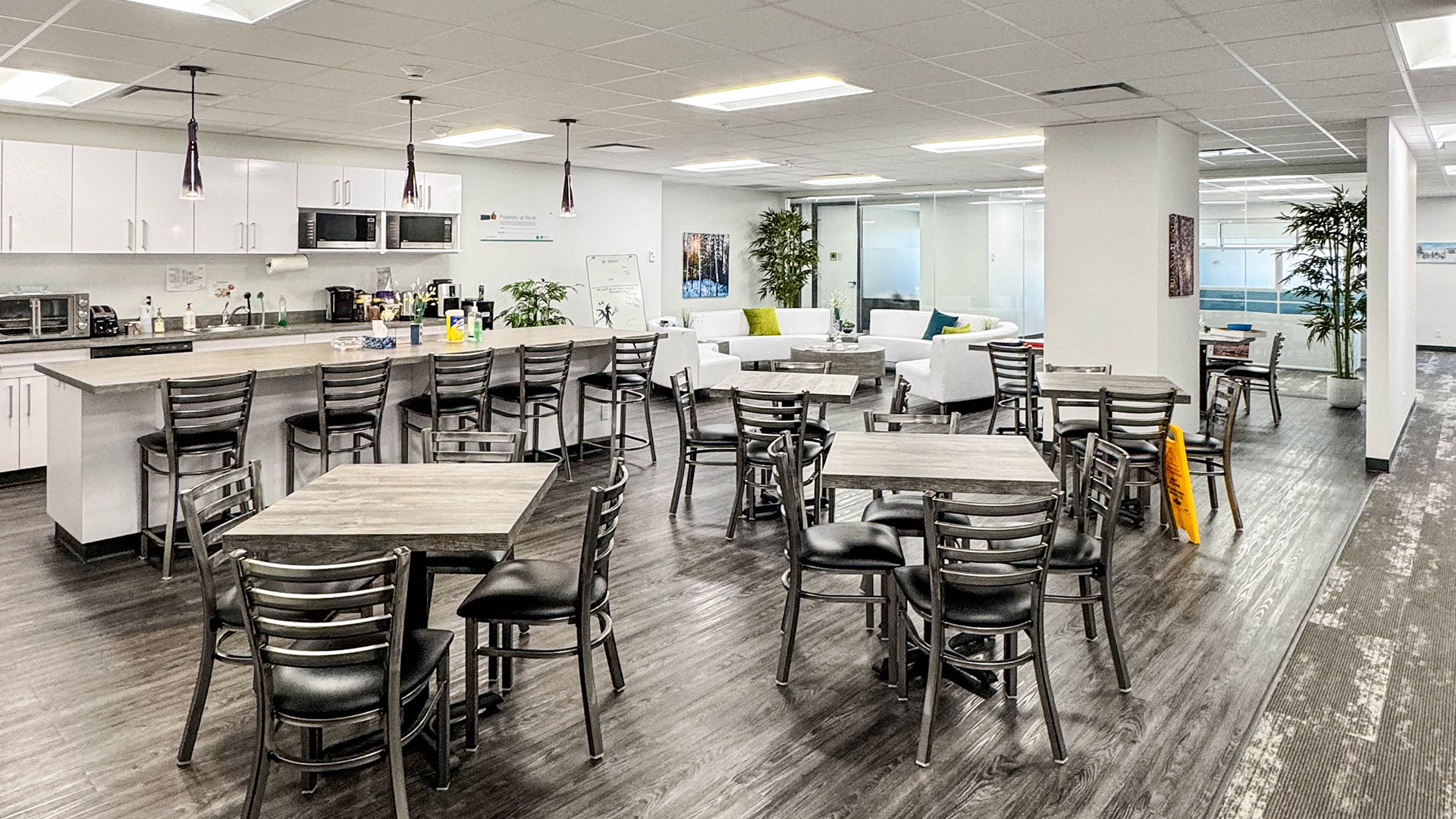Kitchen and staff lounge
