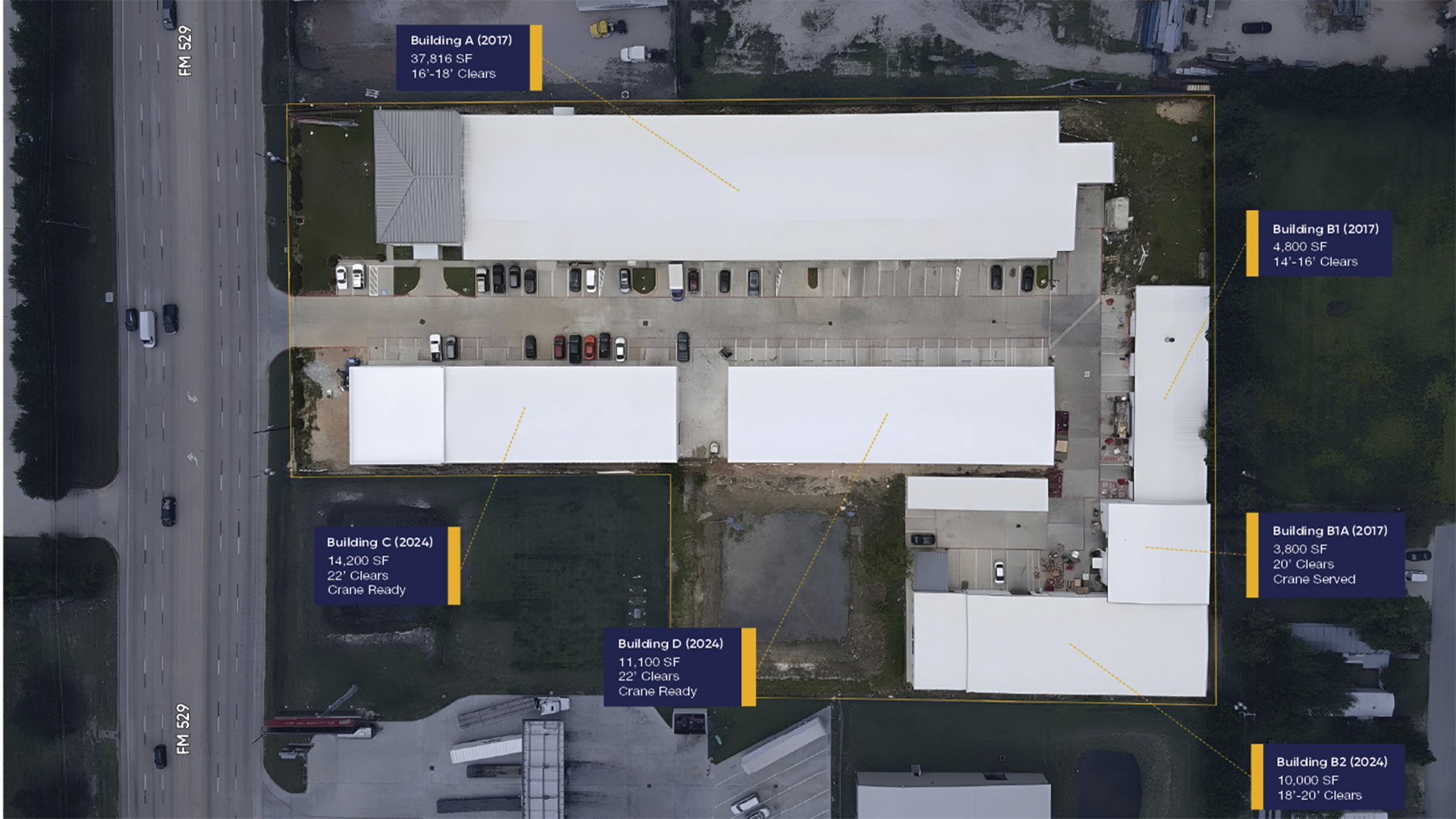 12302 FM 529 - Overhead Aerial Photo