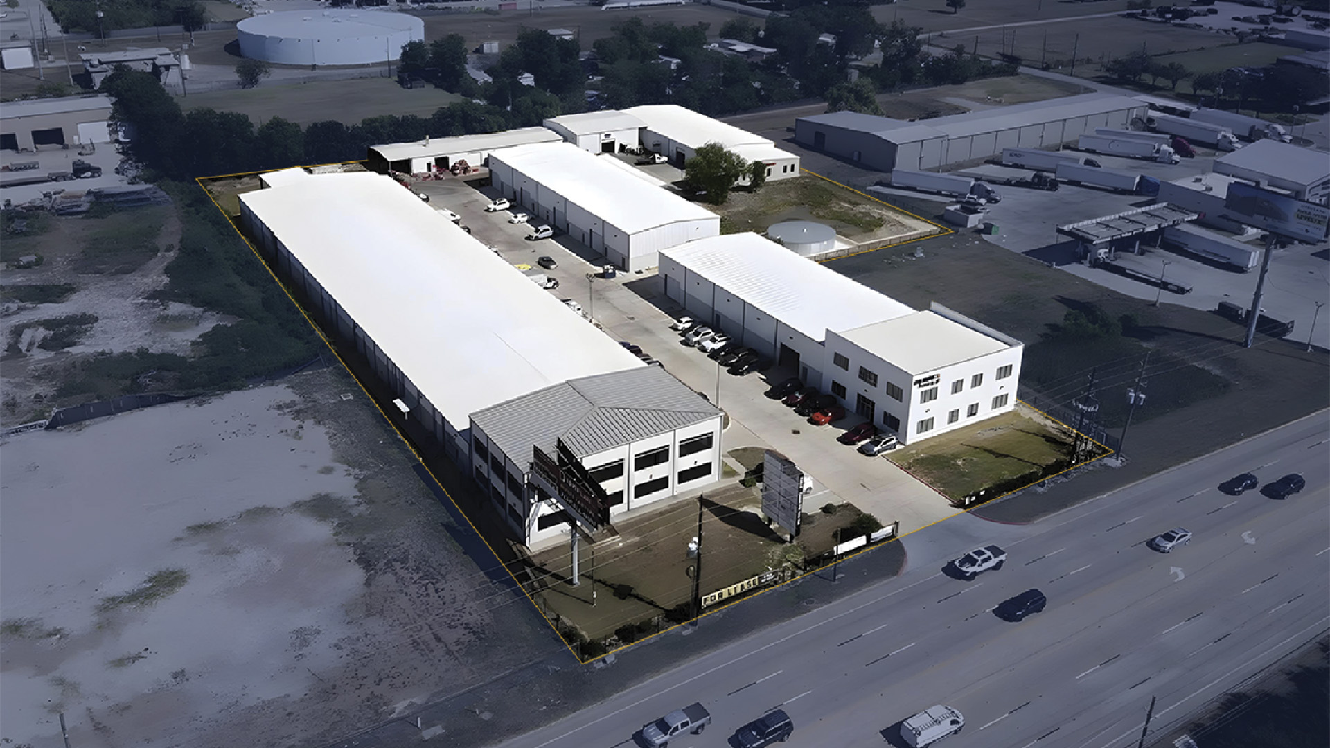 12302 FM 529 Building Aerial Hero Photo