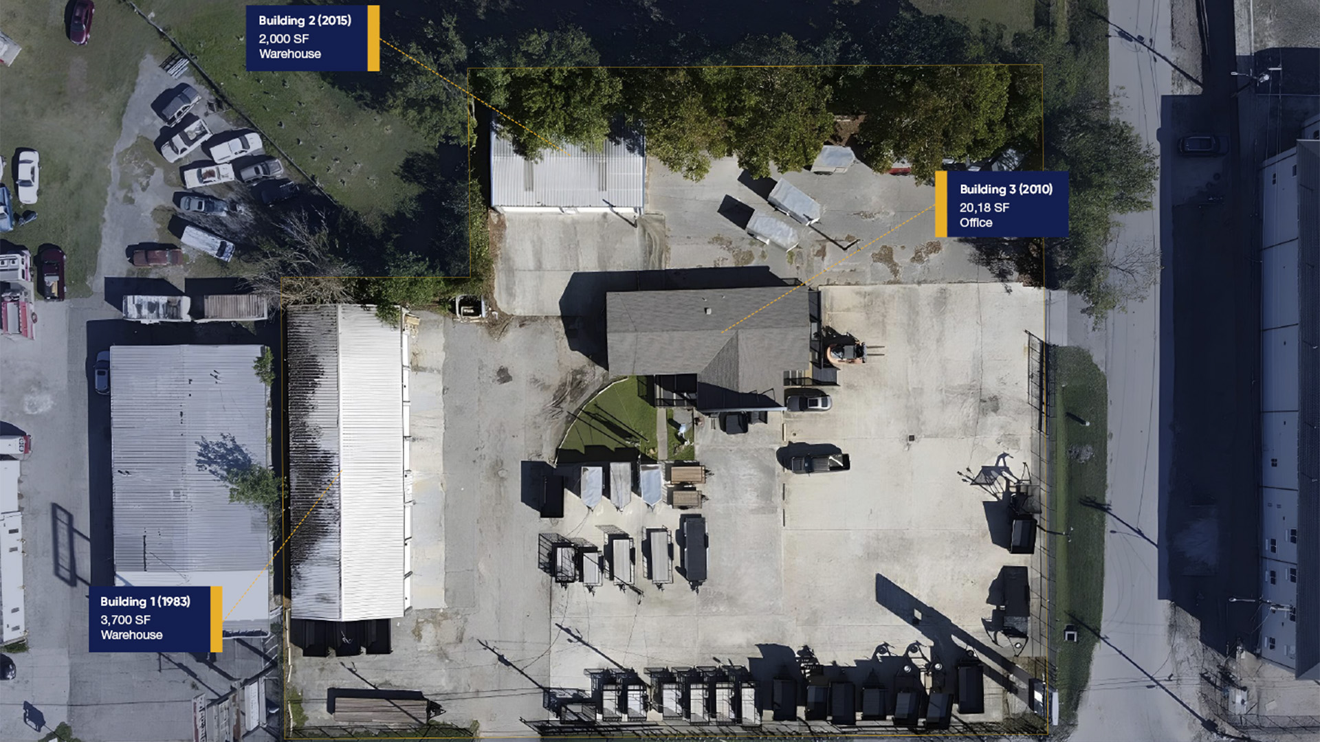 9510 North Freeway Overhead Aerial Photo