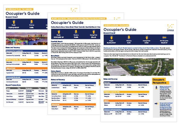 Fort Lauderdale Q4 2018 Market Report covers