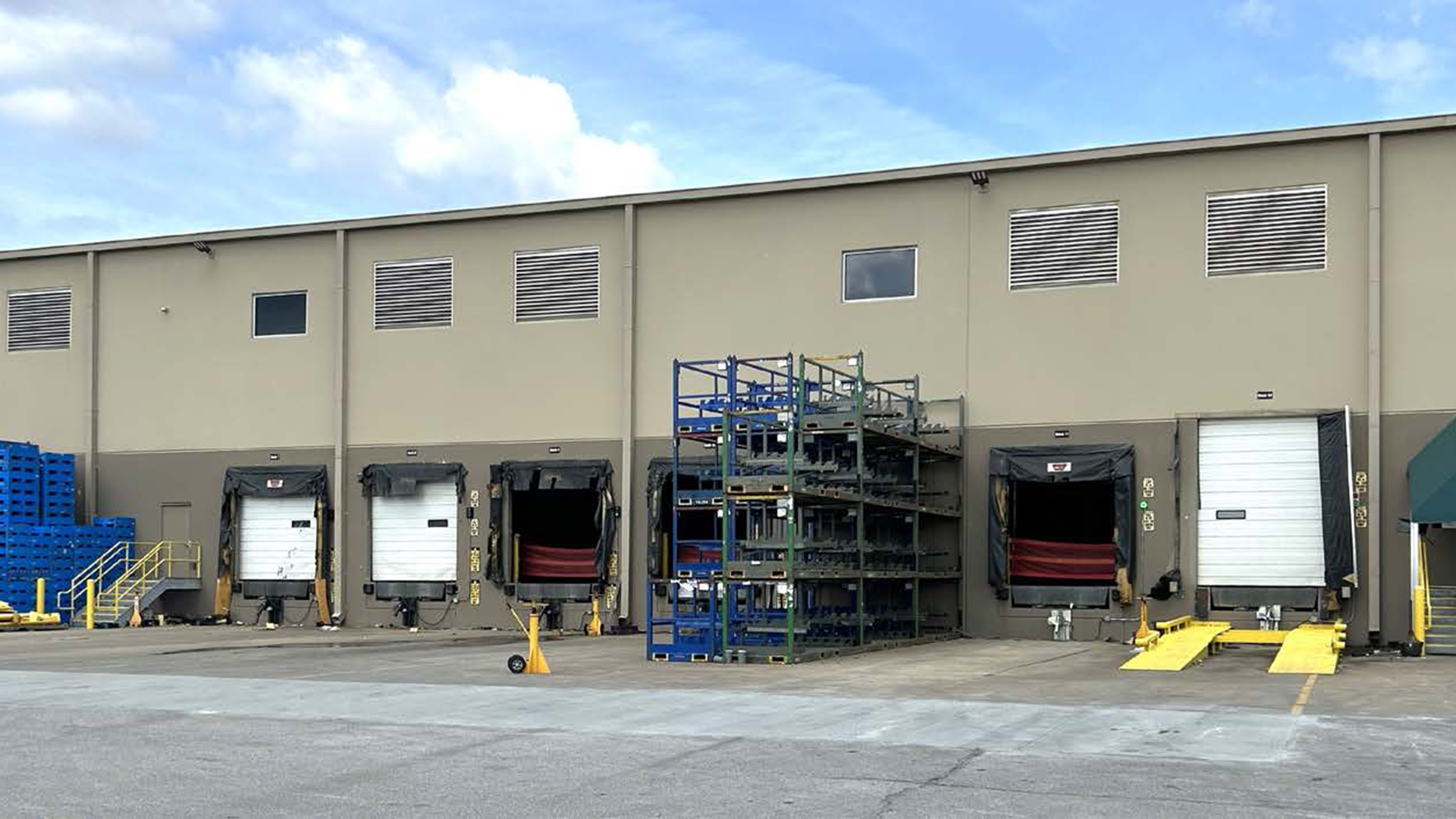 outside photo of loading dock area at 715 beechcroft rd