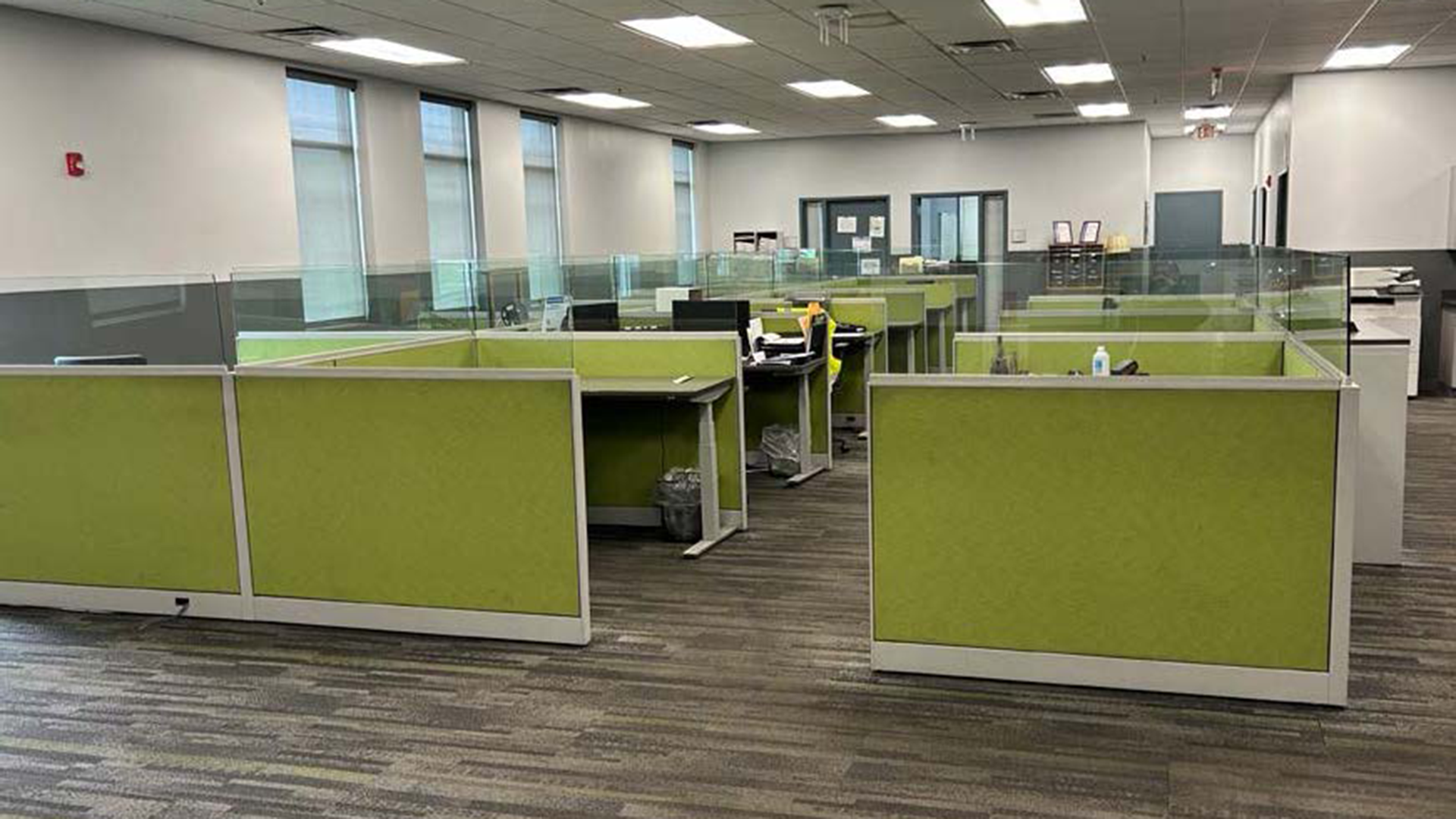 office area with cubicles at 715 beechcroft st 