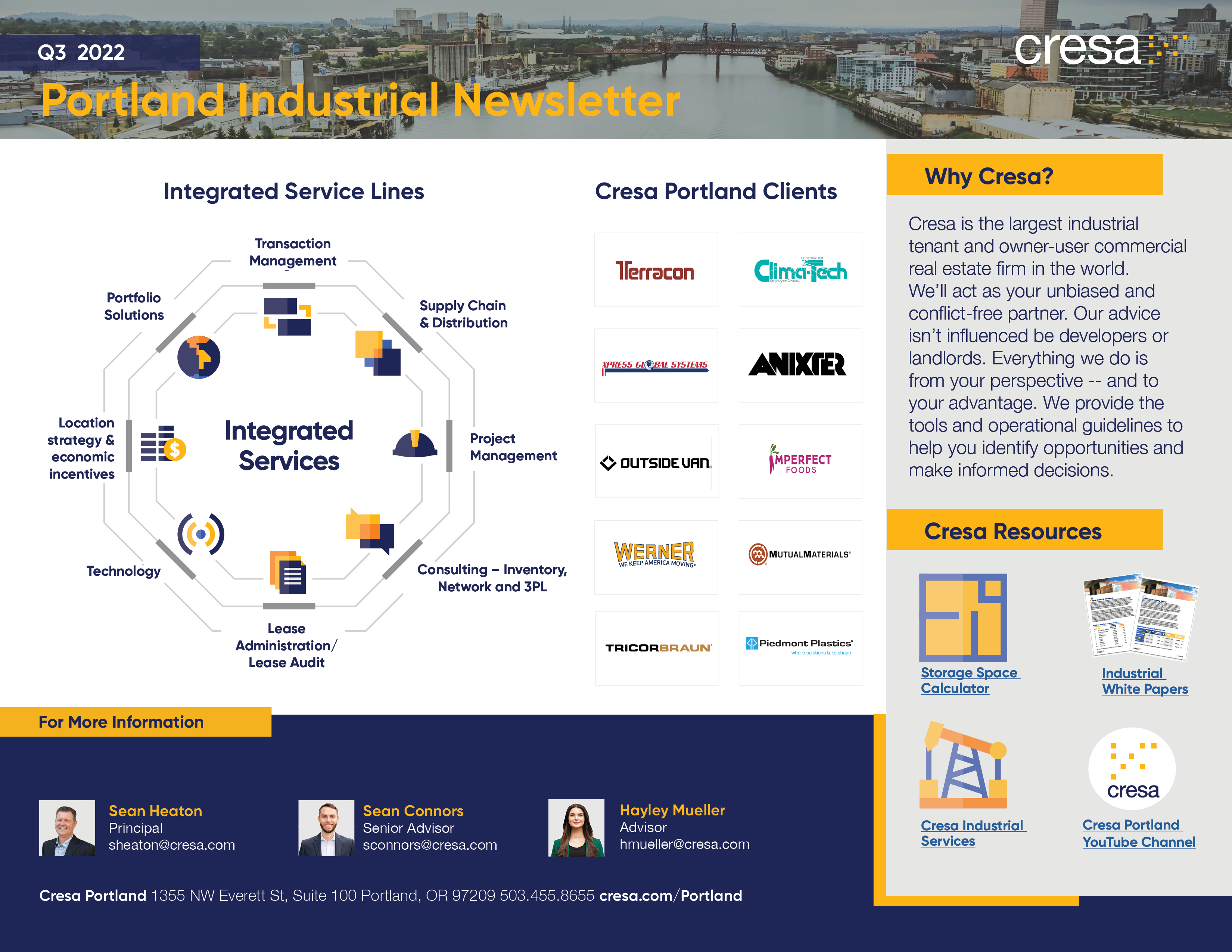 Q3 2022 Portland Industrial Market Report Cresa