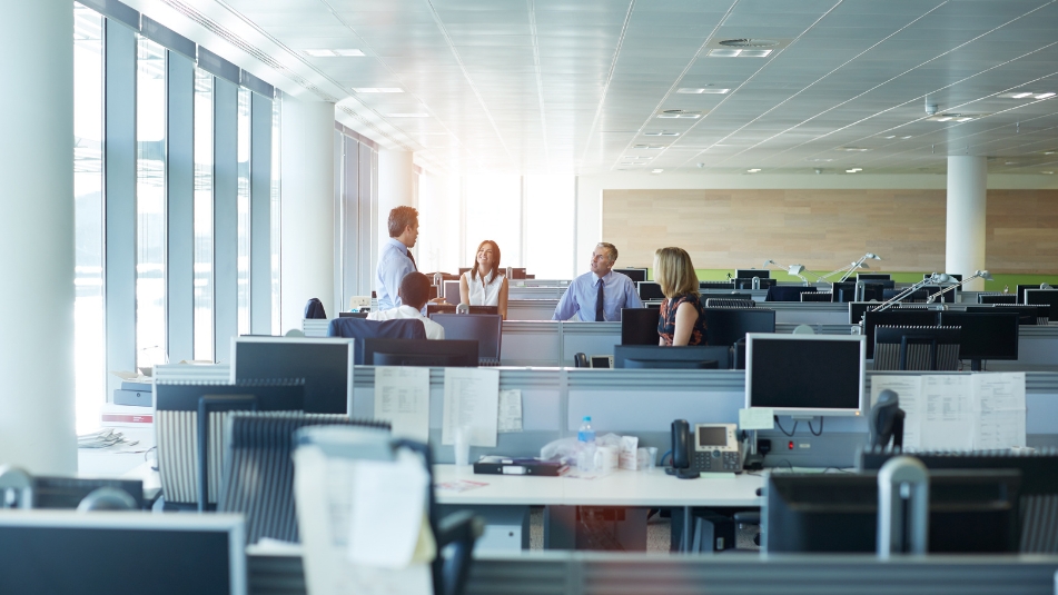 interior office workspace meeting