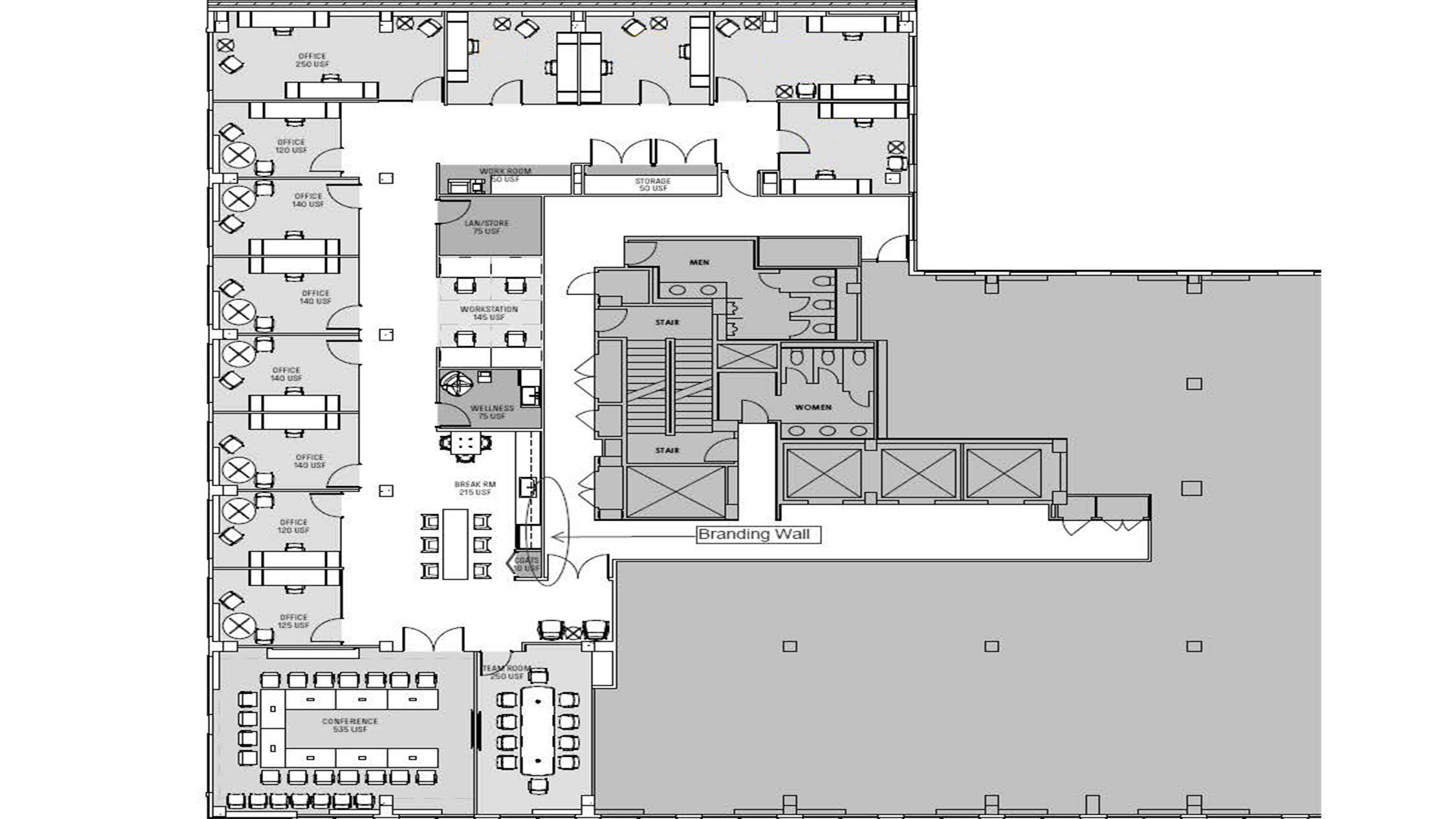 1100 17th St NW - floor plan