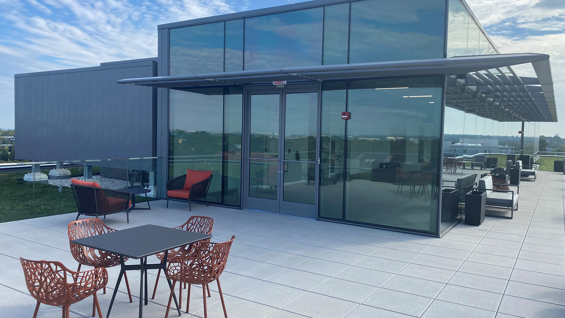 1201 Sycamore rooftop entrance