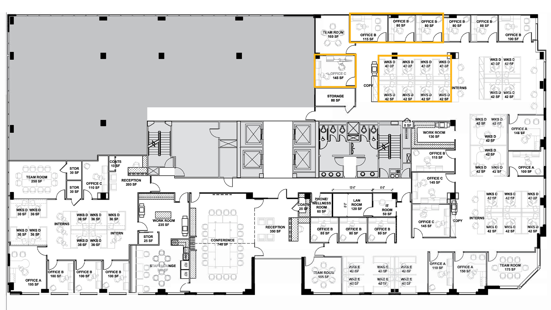1250 H St floor plan