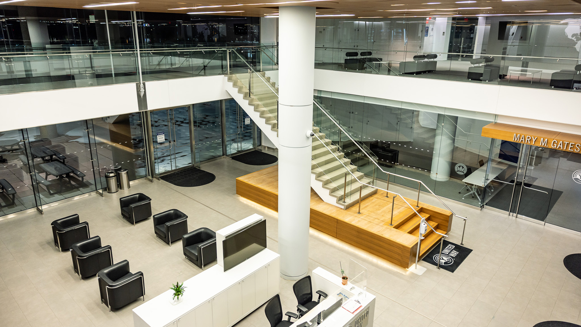 701 N Fairfax St office space lobby